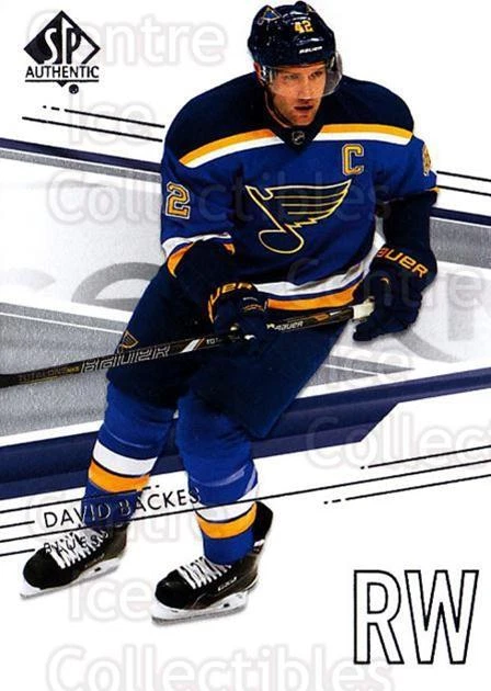 2014-15 SP Authentic #55 David Backes - Image 1 of 1