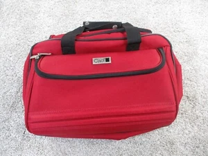 Ciao Carry on Luggage Red Small Duffle Bag Medium Size Unisex Travel EUC FLAW - Picture 1 of 17