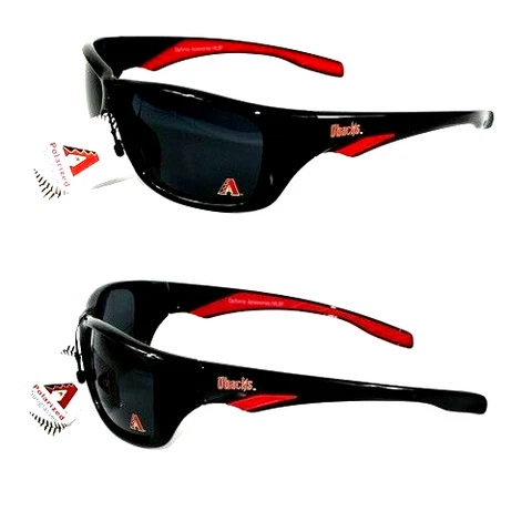 ARIZONA DIAMONDBACKS SUNGLASSES FULL RIM SPORTS POLARIZED AND W/FREE POUCH/BAG Cover