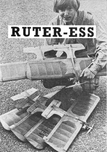 Model Airplane Plans (UC): RUTER-ESS 35" Combat for 2.5cc (.15ci) Engines - Picture 1 of 2