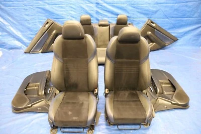 2015 SUBARU IMPREZA WRX STI SEDAN OEM LEATHER/SUEDE SEATS & DOOR PANEL KIT #2478 - Image 1 of 4