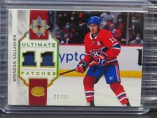 2021-22 Ultimate Collection Brendan Gallagher Ultimate Patches Jersey Patch #/10