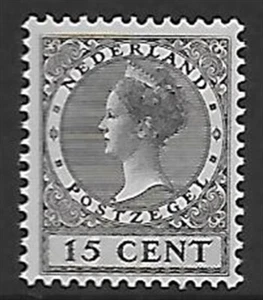 Netherlands stamps 1924 NVPH 137P Plate Error "Dot on breast" MNH VF - Picture 1 of 2