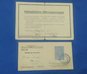 Germany 1930s Jewish women Judaica Personal documents Lot X3 PRE Holocaust Rare - Picture 1 of 12