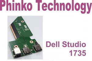 NEW Dell Studio 1735 1736 1737 Power Jack USB Board NU327 - Picture 1 of 1