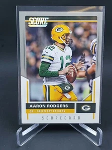 2017 Score Scorecard #298 Aaron Rodgers - Picture 1 of 2