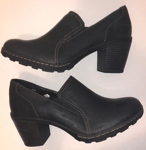 Merona Black Slip On Clogs Heels Shoes Womens 8M Gently worn preowned condition - Picture 1 of 10