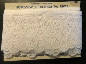 Vintage Lace Made by Home-Sew, Bethlehem, PA - 11 Yards; White; 4 inches - Picture 1 of 2