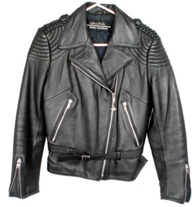 Harley Davidson HEIN GERICKE Padded Leather Motorcycle Jacket Biker Mens Size 38 - Picture 1 of 11