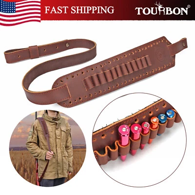 TOURBON Hunting Game Gun Sling 30-06,308win Ammo Holster Rifle Strap Adjustable - Image 1 of 4