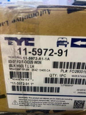 Conjunto de luz trasera izquierda para Ford Focus 2003-2007 2005 2006 2004 TYC 11-5972-91 Foto 1 de 2