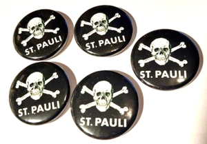 1x St. Pauli Button 161 Antifa Anti Nazi Punkrock Antifascist Sankt Pauli Punk - Picture 1 of 1