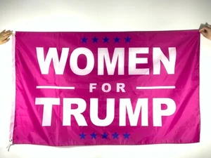 Pink Women For Trump 3Ft x 5FT Flag - Picture 1 of 1