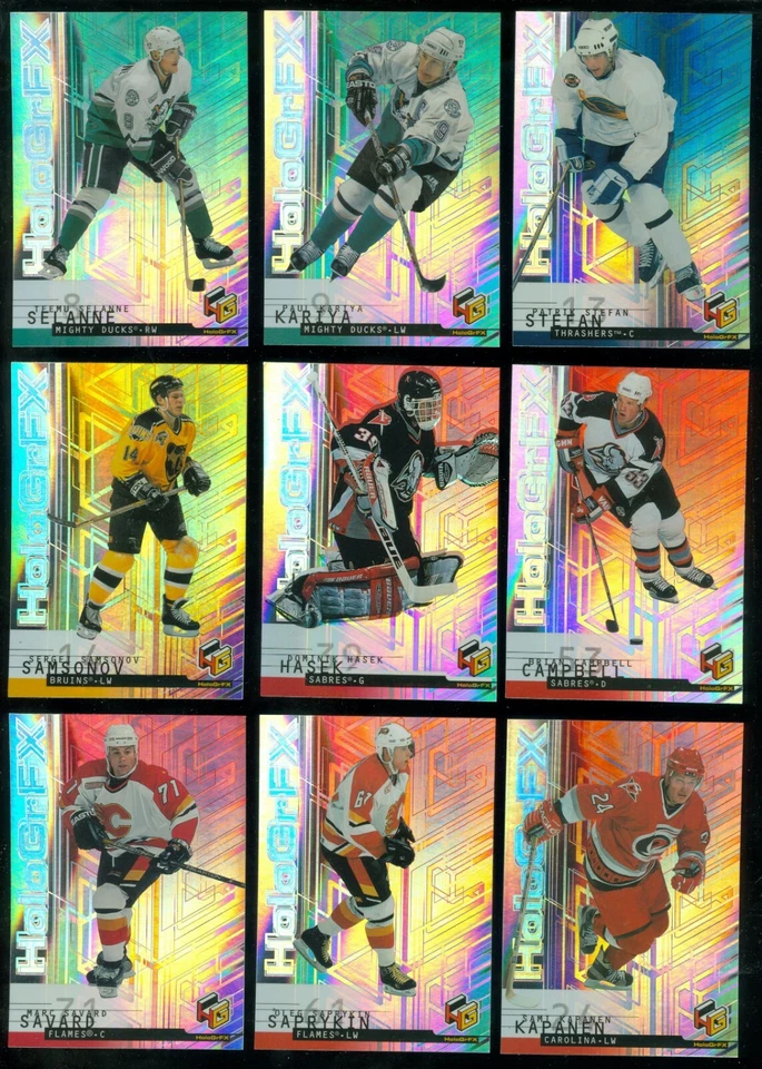 1999-00 UPPER DECK HOLOGRFX ROOKIE NHL HOCKEY CARD 1 TO 60 SEE LIST - Image 1 of 1
