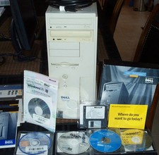 DELL DIMENSION XPS T Desktop PC, PIII 700 MHz, CD, DVD WINDOWS 98 SE SOFTWARE++