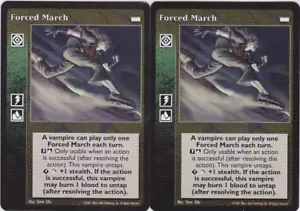 Marzo forzato x2 misti Lords of the Night/LoB/Kindred Most Wanted V:TES VTES - Foto 1 di 3