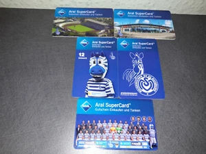 Aral Supercard - MSV Duisburg 5 Sonderkarten - Bild 1 von 1