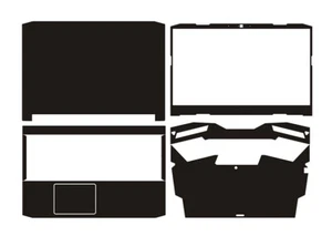 Carbon fiber Laptop Sticker Skin Decal Cover Protector for Acer AN515-55 15.6"  - Picture 1 of 37