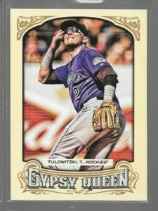 2014 Topps Gypsy Queen Troy Tulowitzki #74 Rockies
