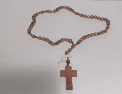 Holz Rosenkranz, Kommunion, Braun - Bild 1 von 2