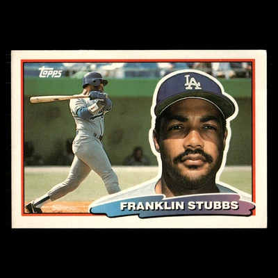 Franklin Stubbs #112 1988 Topps Big Los Angeles Dodgers Baseball Card MLB - Image 1 of 3