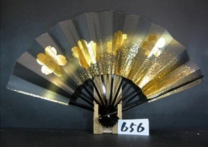 Ventilatore pieghevole giapponese KYOTO tradizionale Sensu Mai-ougi SAKURA Bl... - Foto 1 di 5