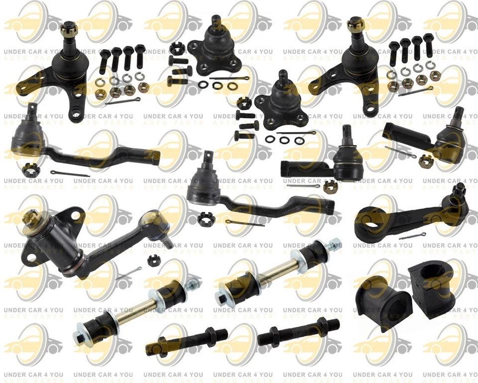 AWD Upper Lower Ball Joints Tie Rods Ends Idler Pitman Arm For 87-93 Mazda B2600 - Image 1 of 4