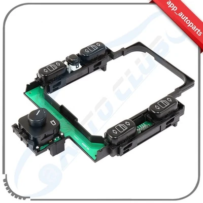 Window Switch Front Left Driver Side fits 1996-1997 Mercedes Benz E320 - Image 1 of 4