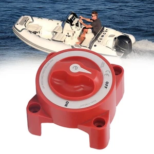 Battery Power Knob Switch ABS Red Copper Tery Switch Tery Switch Tery - Picture 1 of 12