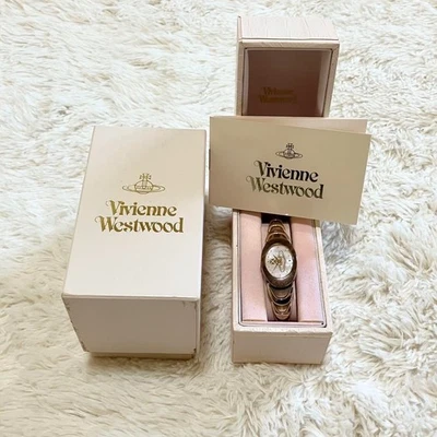 Vivienne Westwood VW-9706 Pink gold color  wristwatch Water resist - Image 1 of 4