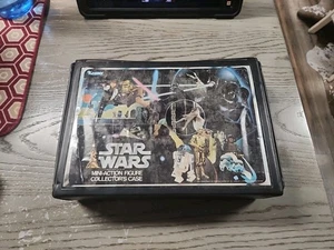 Mini action figure Star Wars 1977 vintage custodia da collezione con alcune figurine Kenner - Foto 1 di 15