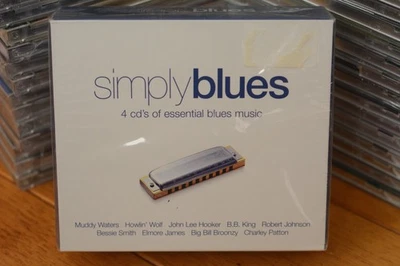 Simply Blues 4 CD Box Set Essential Blues Muddy Waters B.B. King New Sealed - Image 1 of 2