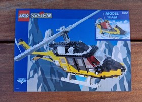 Vintage Lego Instruction Manual 5542 Model Team Black Thunder Helicopter 1998