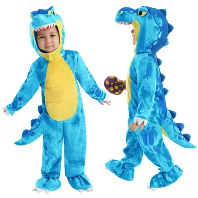 Halloween Dinosaur Costume Kids, T-Rex Costume Outfit with Egg for Toddler Ch... - Imagem 1 de 4