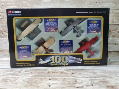 2003 Corgi 100 Years of Flight The Pioneer Showcase Collection / Open Box New  - Image 1 of 4