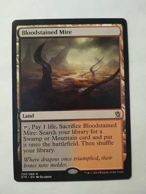 Bloodstained Mire - Khans of Tarkir (KTK) - 230/269 - MtG - Image 1 of 2