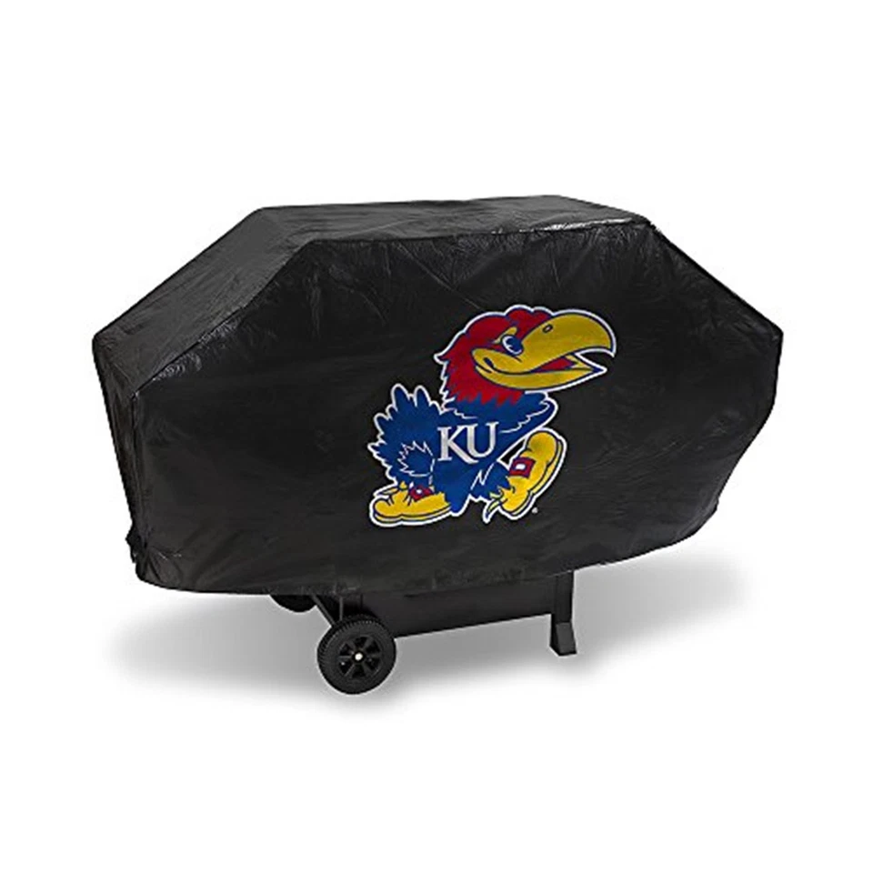 Caseys Distributing 9474644950 Kansas Jayhawks Grill Cover Deluxe - Image 1 of 1