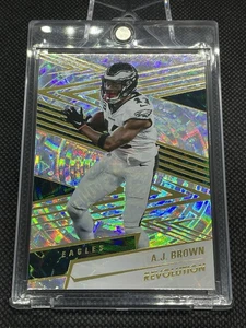 2025 Panini Revolution Football AJ Brown Fractal #/99 #181 Eagles - Picture 1 of 2