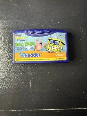 V.READER SPONGEBOB SQUAREPANTS "MODEL SPONGE" VTech learning game 2011 - Image 1 of 2