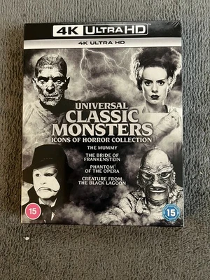 Universal Classic Monsters: Icons of Horror Collection 4K Ultra HD UHD NEW - Image 1 of 2