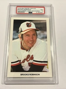 1976 Brooks Robinson Baltimore Orioles Postcard PSA 7 POP 1 W/7 Graded Higher - Bild 1 von 6