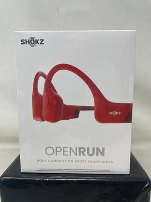 SHOKZ OpenRun/AfterShokz Aeropex Open Ear Bluetooth Bone Conduc. Headphones, Red - Image 1 of 4