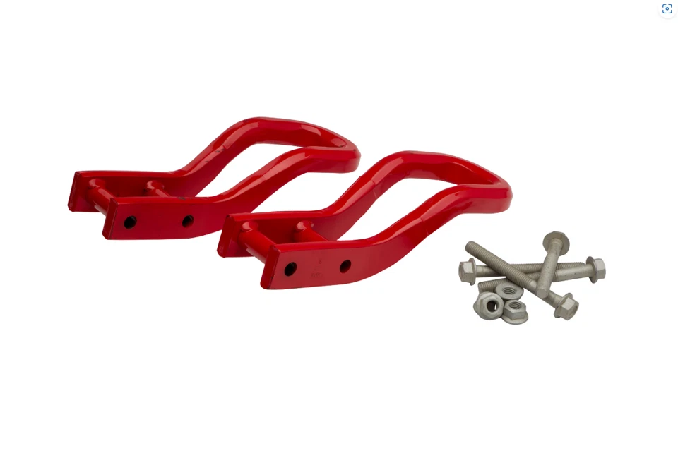 OEM Front Tow Recovery Hooks Red 2020 Silverado 2500 HD 3500 HD 84513877