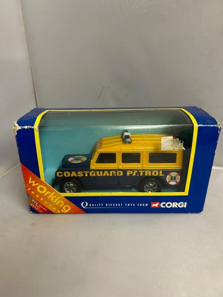 Corgi TY82701 Diecast Land Rover Coastguard with Working Feature RARE - Image 1 of 1