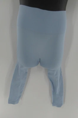 Legging capri de compresión posparto cintura alta azul claro para mujer talla mediana Foto 1 de 4