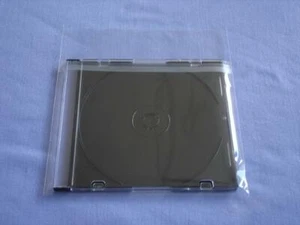 200 PZ CUSTODIE CD SLIM 5,2MM, 200 BOPP SLEEVE CON PEEL&SEAL JL08&OPPP5-S SPEDIZIONE GRATUITA - Foto 1 di 1
