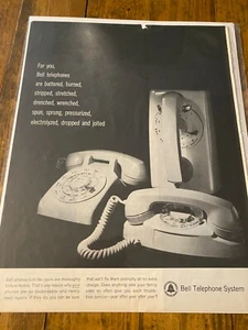 Vintage 1963 Bell Telephone System Telephone Models ad - Picture 1 of 1