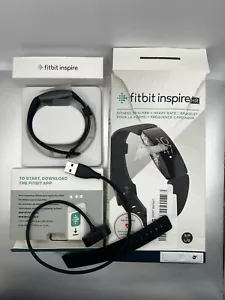 Fitbit Inspire HR Negro Fitness Sueño Actividad Rastreador Nuevo Caja Abierta - Imagen 1 de 8