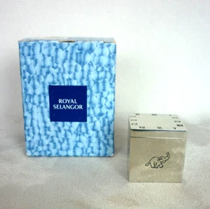 Royal Selangor Pewter Box. NEW. Baby Christening Keepsake Or First Curl / Tooth. - Picture 1 of 14