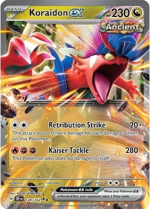 Koraidon ex 120/162 Sv05: Temporal Forces Holo - Image 1 of 1